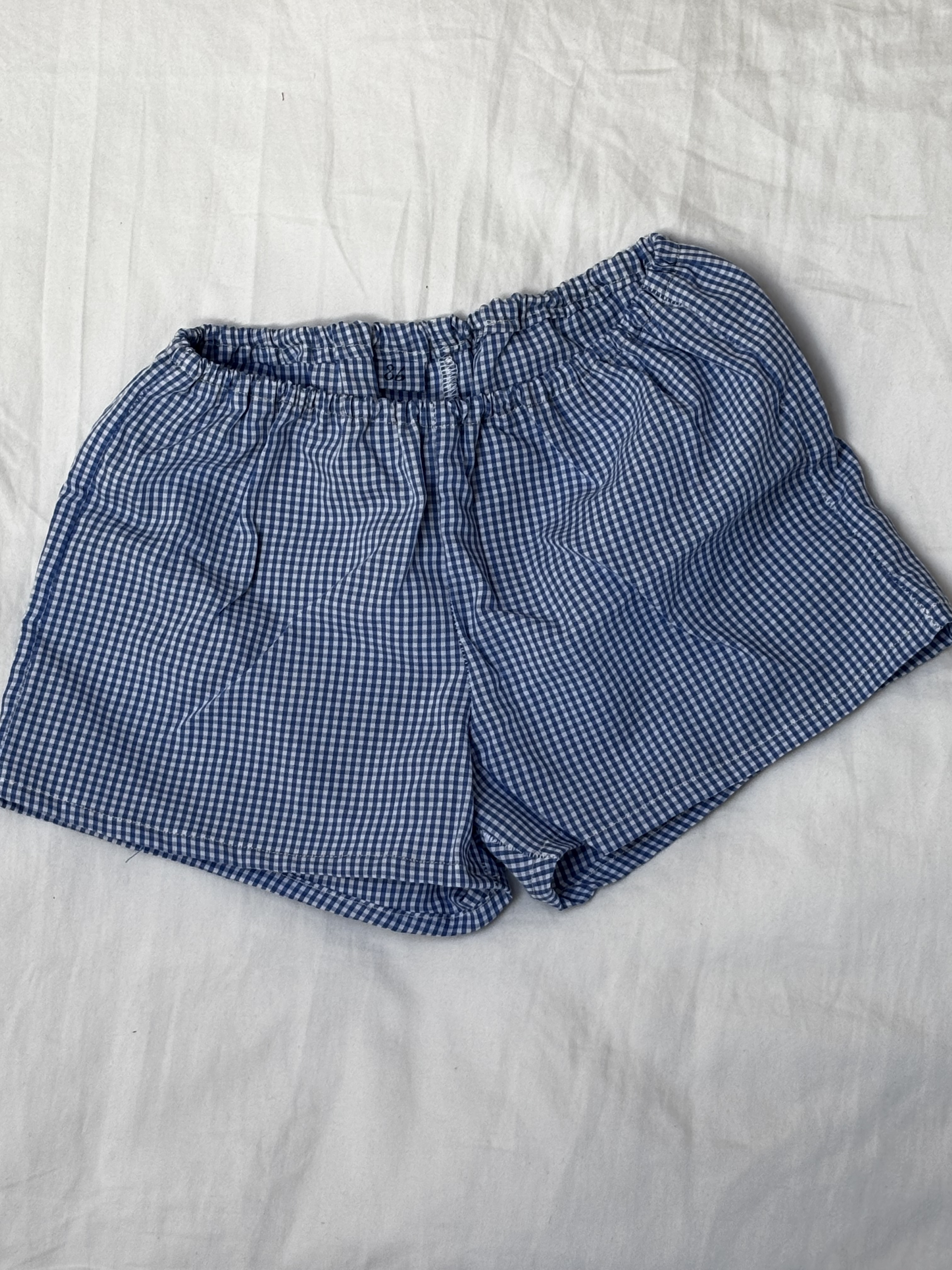 Shorts, blå tern